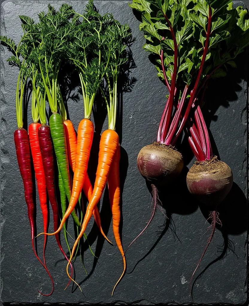 Heirloom root vegetables